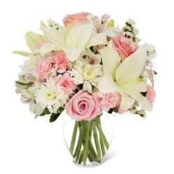 White Lily Bouquet of Elegance