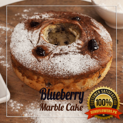 Blueberry Marble Cake - Online Flowers Delivery - Sendflowers.pk