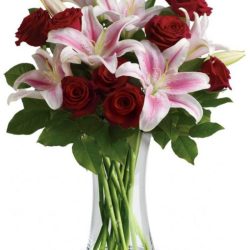 Birthday Lilies & Roses - SendFlowers.pk