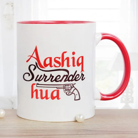Aashiq Surrender Hua Mug - Send Valentine's Mugs Lahore