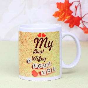 Best Wife Coffee Mug - Send Anniversay Mugs Lahore