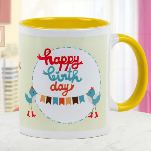 Colorful Birthday Wishes Mug - Printed Mugs Gift Delivery