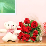 Cuddly Roses Combo - Send Online Flowers to Islamabad