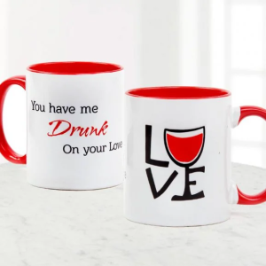Drunk On Love Mug - Send Valentine's Mugs Lahore