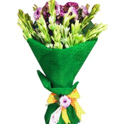 Fresh Green Bouquet Sendflowers To Pakistan