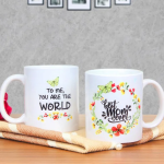 Floral Mom Mug - Send Printed Mothers day Mugs