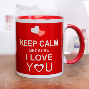 Keep Calm And Love Mug - Send Valentine's Mugs Lahore