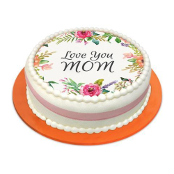 LOVE YOU MOM CAKE - Send Mother's Day Cake to Karachi