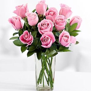 Long Stemmed Pink Bash Roses SendFlowers To Pakistan