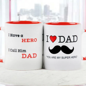 SuperHero Dad Mug - Send Printed Mug For Father's Day