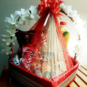 Lovely Choco Heart Basket - SendFlowers To Pakistan