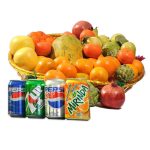 Fruits Basket With Drink - online fruit delivery