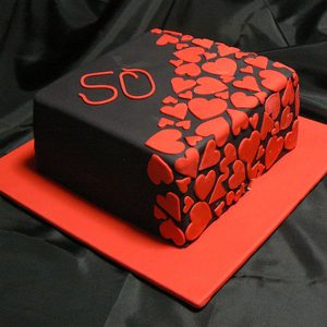 Blackish and Reddish Cake - SendFlowers.PK
