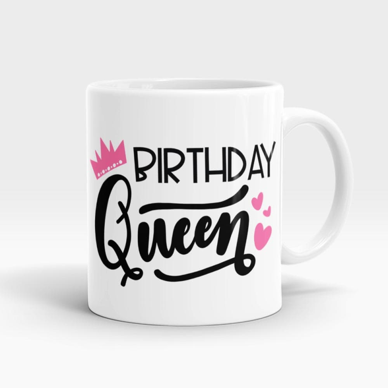 Birthday Queen Mug White - SendFlowers.pk