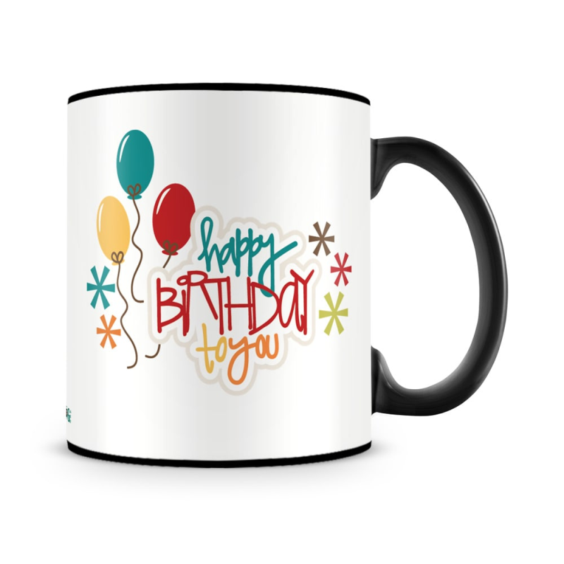 Birthday To You Mug Black - SendFlowers.pk