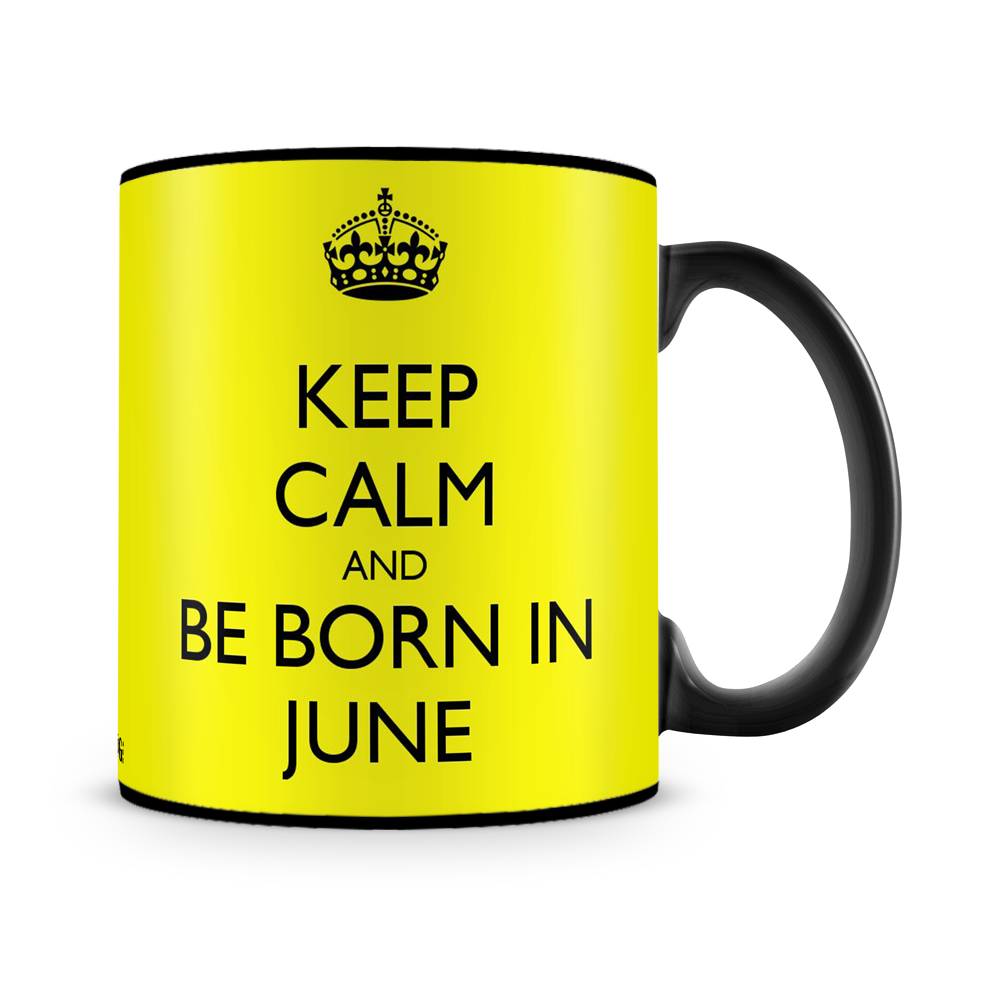Born In June Mug Black - SendFlowers.pk
