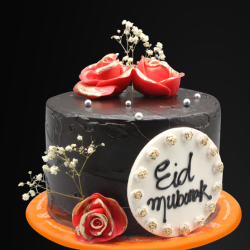 Cake with Eid Mubarak Wishes - SendFlowers.pk