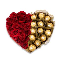 Ferrero Red Heart - SendFlowers.PK