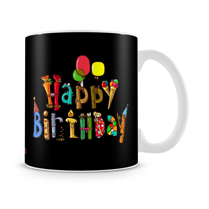 Happy Birthday Mug White - SendFlowers.pk