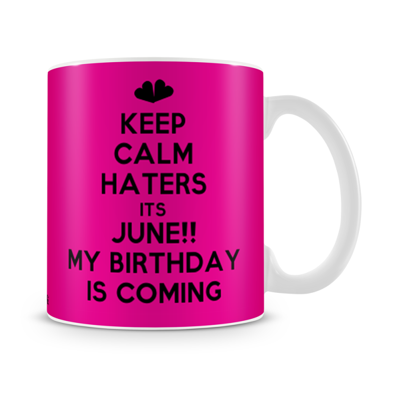 Its June Birthday Mug White - SendFlowers.pk