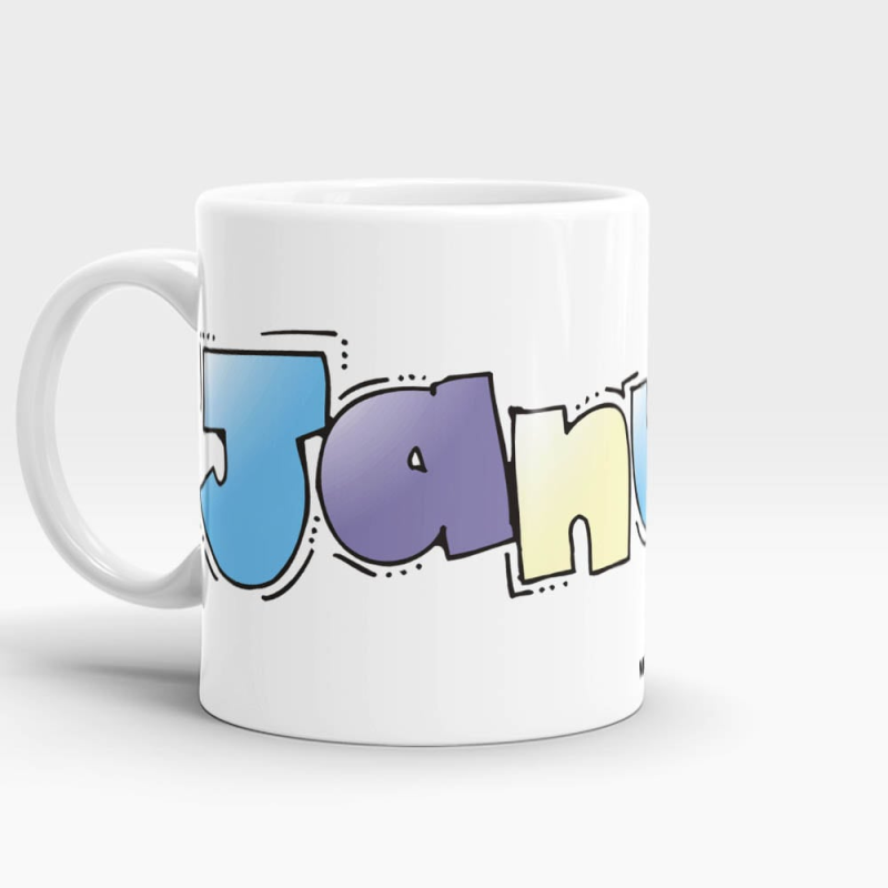 January Mug White - SendFlowers.pk