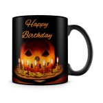 October Birthday Halloween Mug Black - SendFlowers.pk