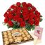 Honey Rose with Chocolates - SendFlowers.PK