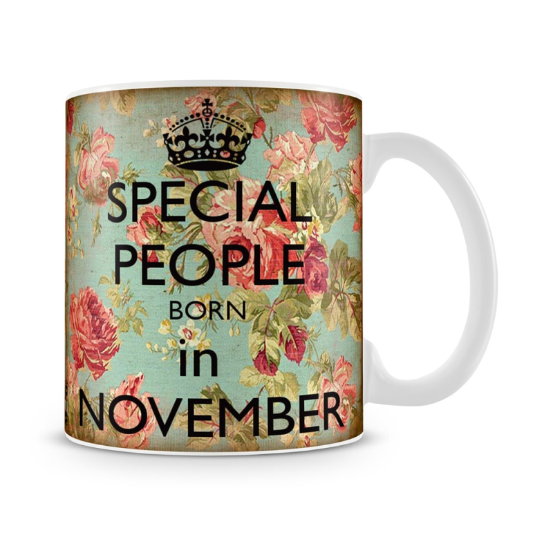 Special People Born In November Mug White - SendFlowers.pk
