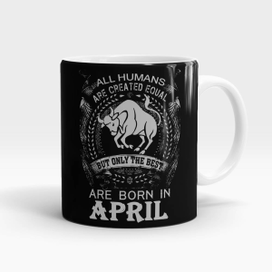 Taurus Best Born In April Mug White - SendFlowers.pk