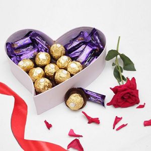 Heart of Chocolates Box - SendFlowers.pk