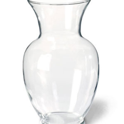 Big Surahi Glass Vase - SendFlowers.pk