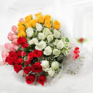 RainBow Roses - SendFlowers.pk