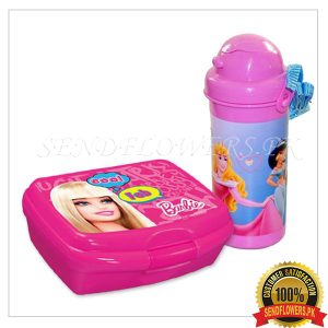 Barbie Water Bottle with Lunch Box - SendFlowers.pk