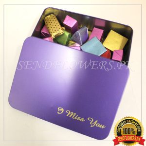 Belgian Message Chocolate Box - SendFlowers.pk