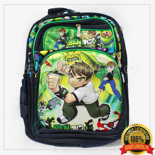 Ben 10 Cartoon Character School Bag - SendFlowers.pk