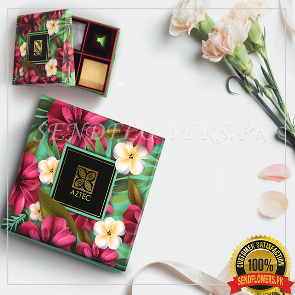 Imported AZTEC (4 pcs) Chocolate Box - SendFlowers.pk