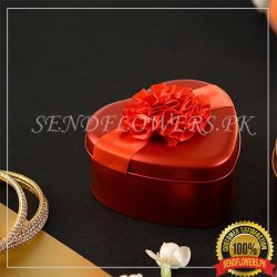 Premium Aztec Tin Heart Box - SendFlowers.pk