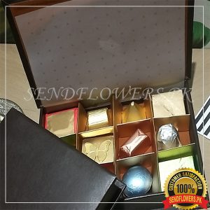 Rare Ferried AZTEC Leather Chocolate Box (12 pcs) - SendFlowers.pk