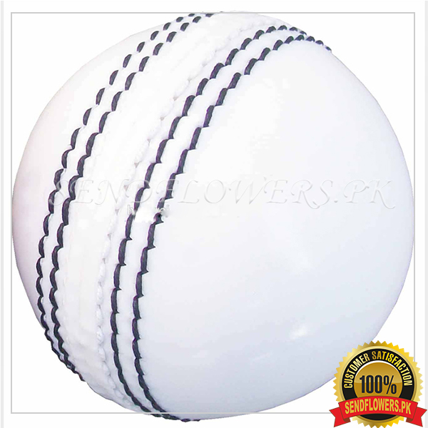 White Cricket Ball - SendFlowers.pk