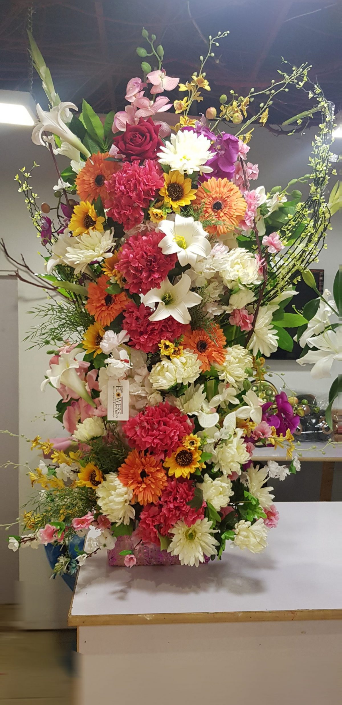 Big Artificial Flowers Arrangements Artificial Flower Delivery Pakistan