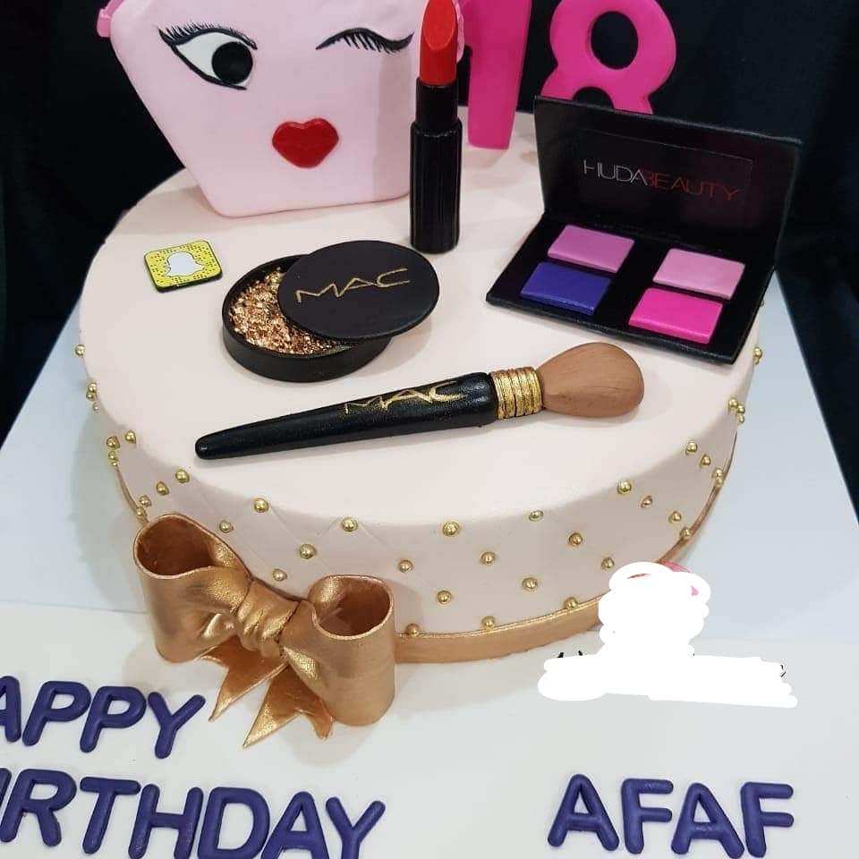 Birthday Makeup Cake