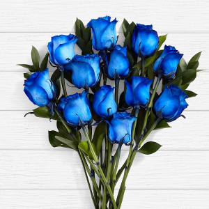 Delivery of Blue Moon Roses on Father's Day