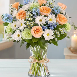 Delivery of Unique Color Flowers on Father's Day