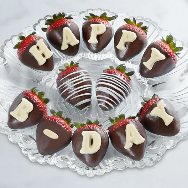 Delivery of Strawberry & Chocolate on Birthday on Father's Days