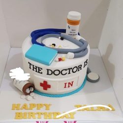 Delivery of Happy Birthday Dr. Cake in Pakistan