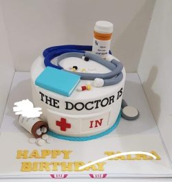 Delivery of Happy Birthday Dr. Cake in Pakistan