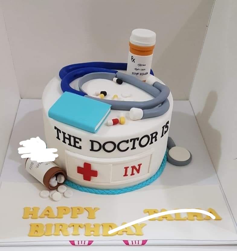Order Dr Birthday Cake Online at Best Price | FaridabadCake