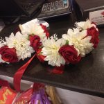 Premium Artificial Gajra White & Red