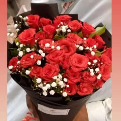 Three Dozen of Red Roses Bouquet