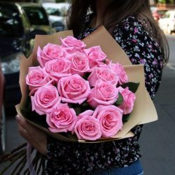 Premium Hot Pink Roses